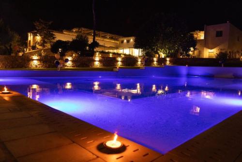 masseria-baroni-di-montesardo-lido-marini-lecce-piscina - by-night